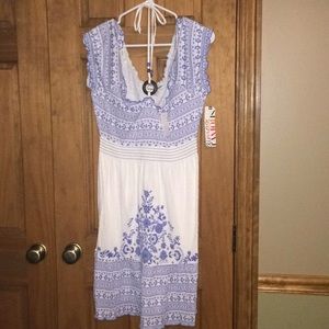 Almost Famous Country Peasant Style Dress